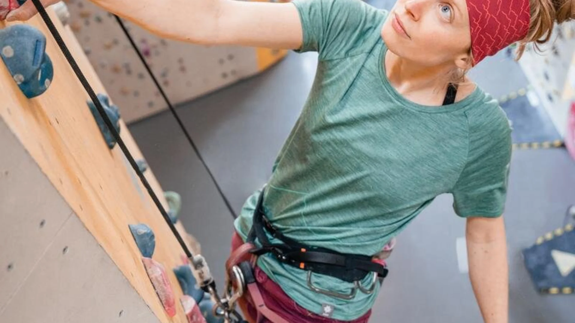 Klettern Indoor Frau | © DAV Marisa Koch