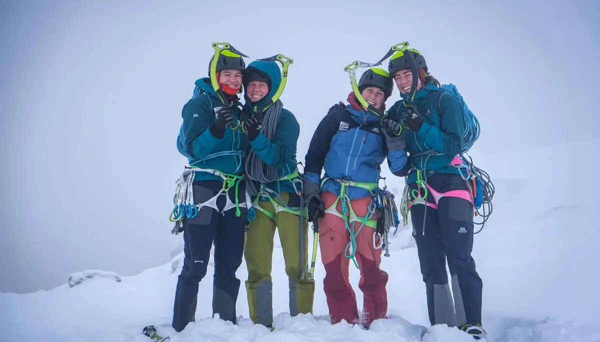 Katja, Fenja, Vera und Anna_Dolomiten | © Raphaela Haug