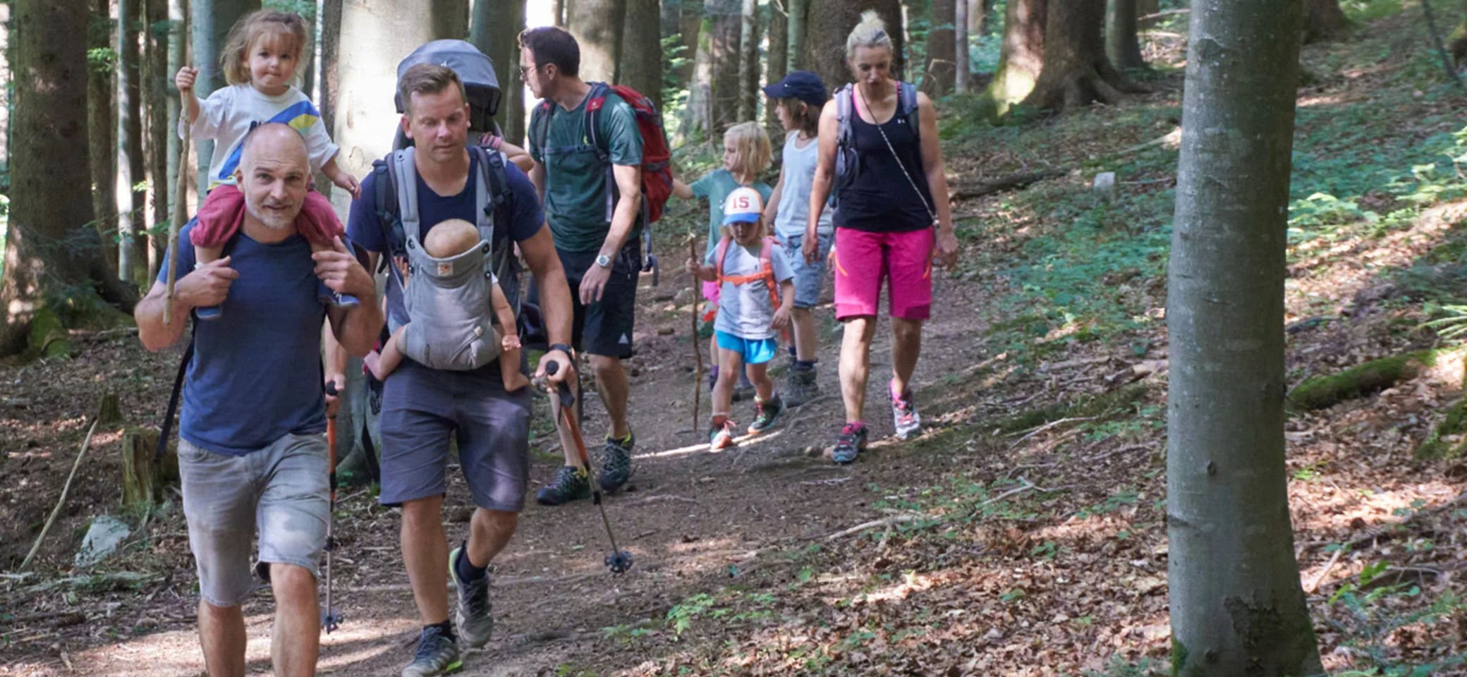 Familiengruppe-unterwegs | © DAV Sektion Tegernsee