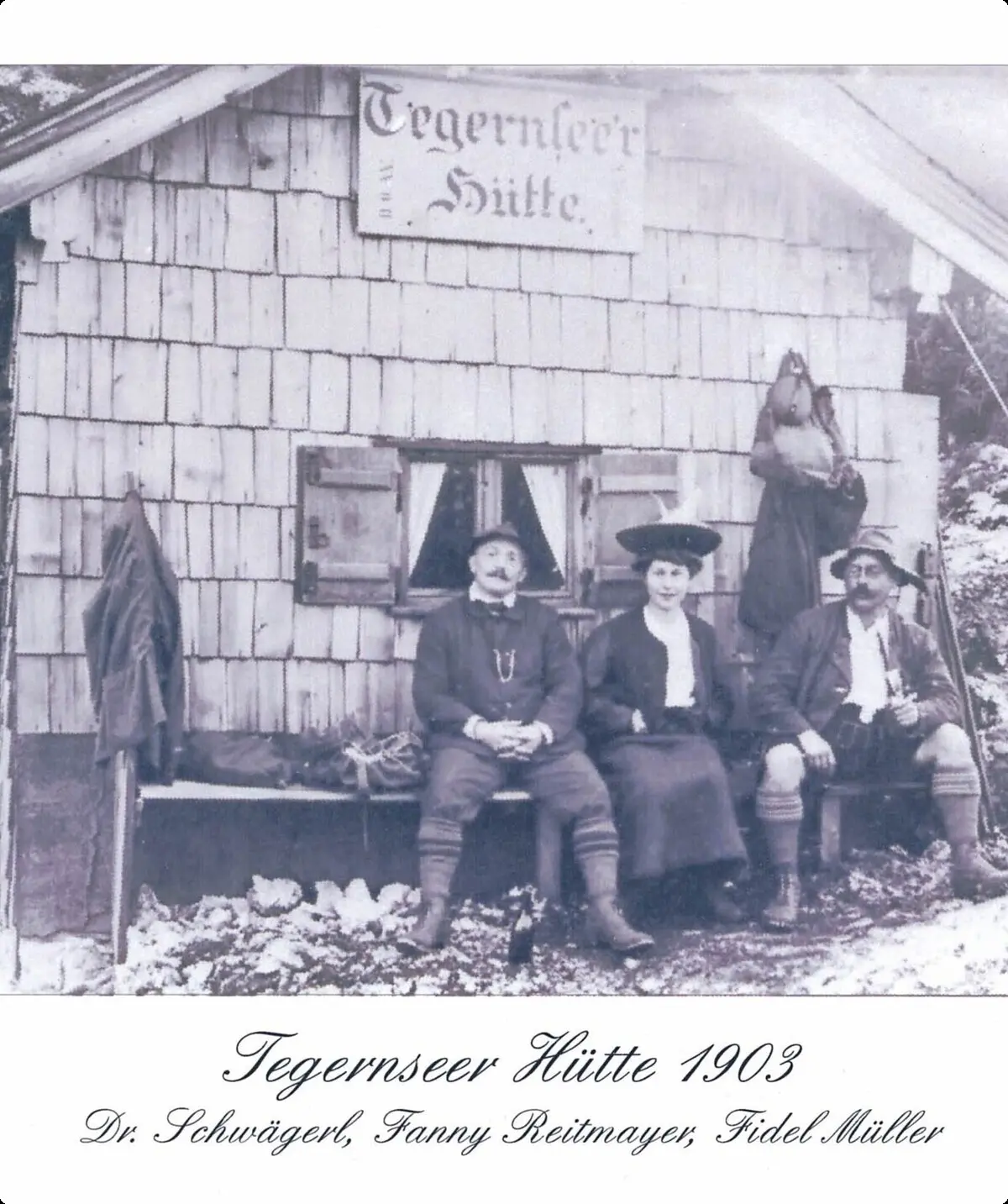 Hütte von 1903 | © Sektion Tegernsee