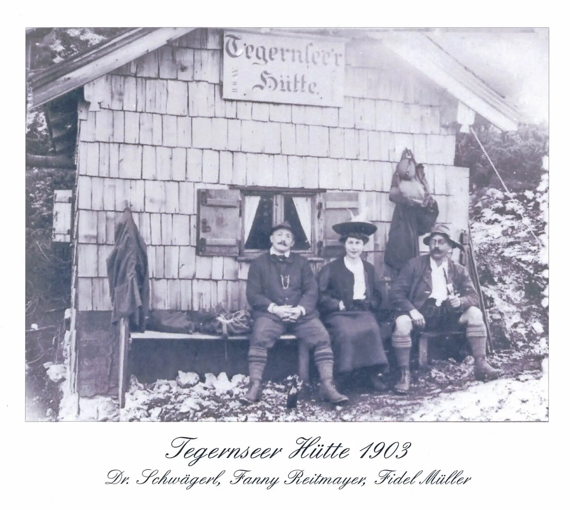 Hütte von 1903 | © Sektion Tegernsee